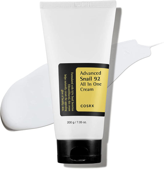 Transform Your Skin with Advanced Snail 92 All in One Cream - 7.05Oz/200G Moisturiser for Radiant, Hydrated Skin